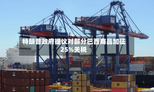 特朗普政府提议对部分巴西商品加征25%关税