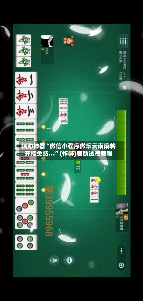辅助神器“微信小程序微乐云南麻将开挂免费…”(作弊)辅助透视教程