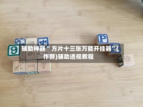辅助神器“ 方片十三张万能开挂器”(作弊)辅助透视教程