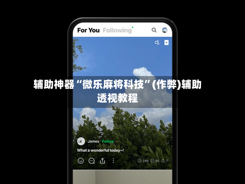 辅助神器“微乐麻将科技”(作弊)辅助透视教程