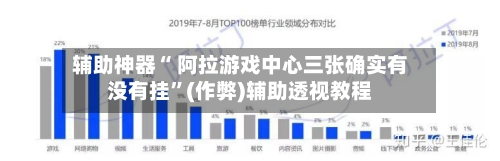 辅助神器“ 阿拉游戏中心三张确实有没有挂”(作弊)辅助透视教程