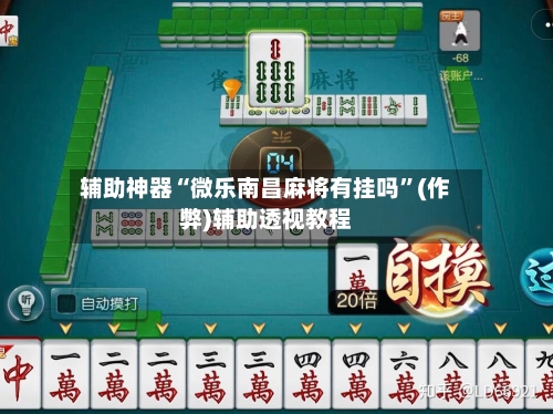 辅助神器“微乐南昌麻将有挂吗”(作弊)辅助透视教程