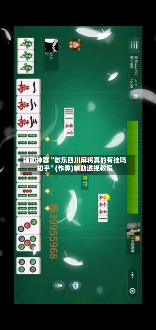 辅助神器“微乐四川麻将真的有挂吗知乎”(作弊)辅助透视教程